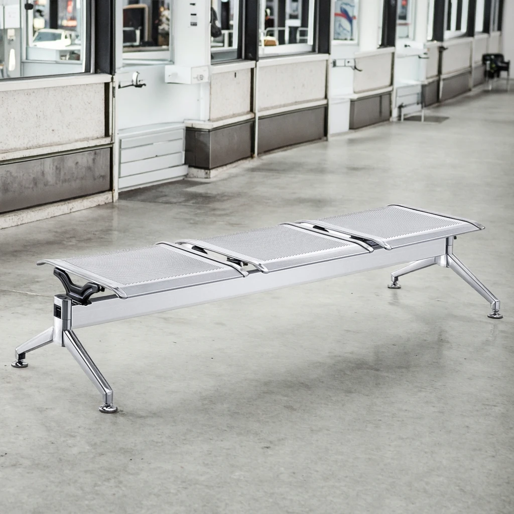 Compact Stainless Steel Seating Urban High-Density Applications 3