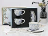blue-double cup and saucer