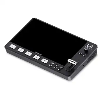 FEELWORLD L4 10.1"Touch Screen USB3.0 Fast Streaming Multi-camera Sdi Video Mixer 4 Channels detail image