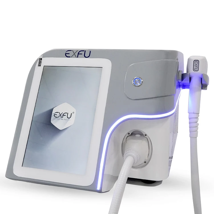 Portable  Diode Laser Model Exfu 2 Handles Salon Epilator Diode Laser Hair Removal Machine