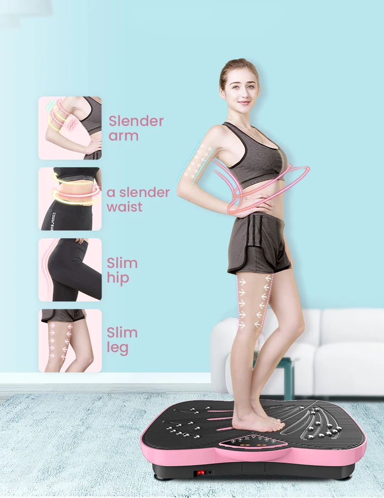 Домашнее оборудование для спортзала, виброшейкер для всего тела, вибрационная машина