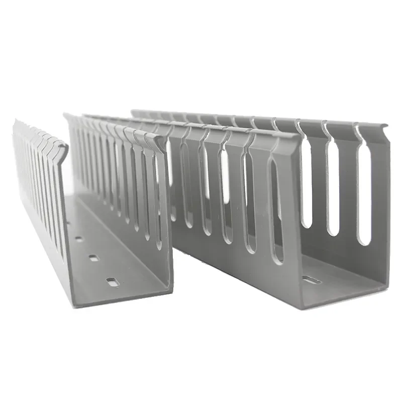 PVC Electrical Wire Channel Slotted Design for Efficient Wiring Ducts