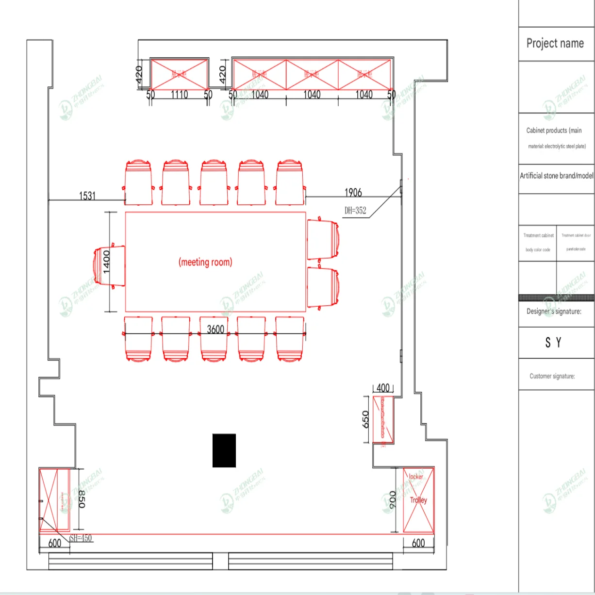 Custom Metal Modern Hospital Conference Room Furniture Set Modular Design Durable Construction Turnkey Installation Services 2