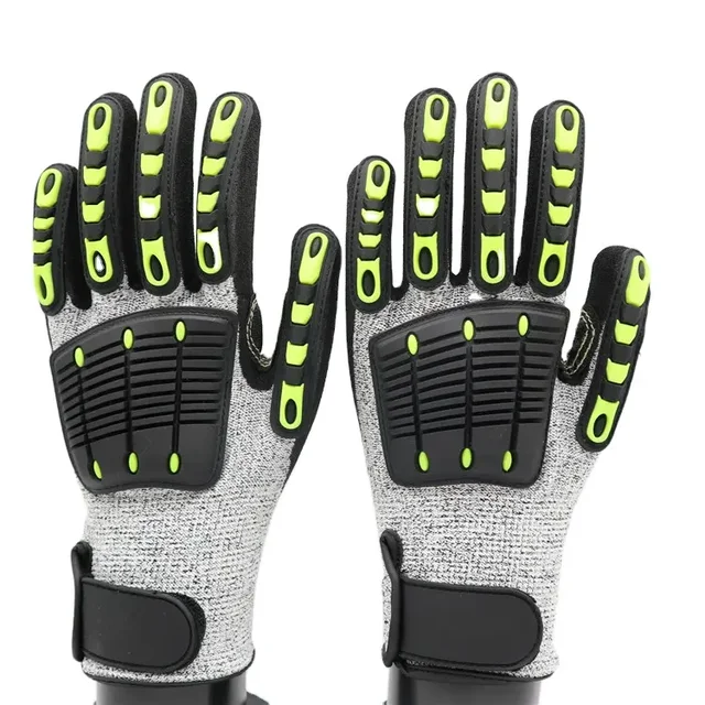 Off-road motorcycle breathable riding racing gloves anti-shock non-slip joint protection work safety mechanical gloves