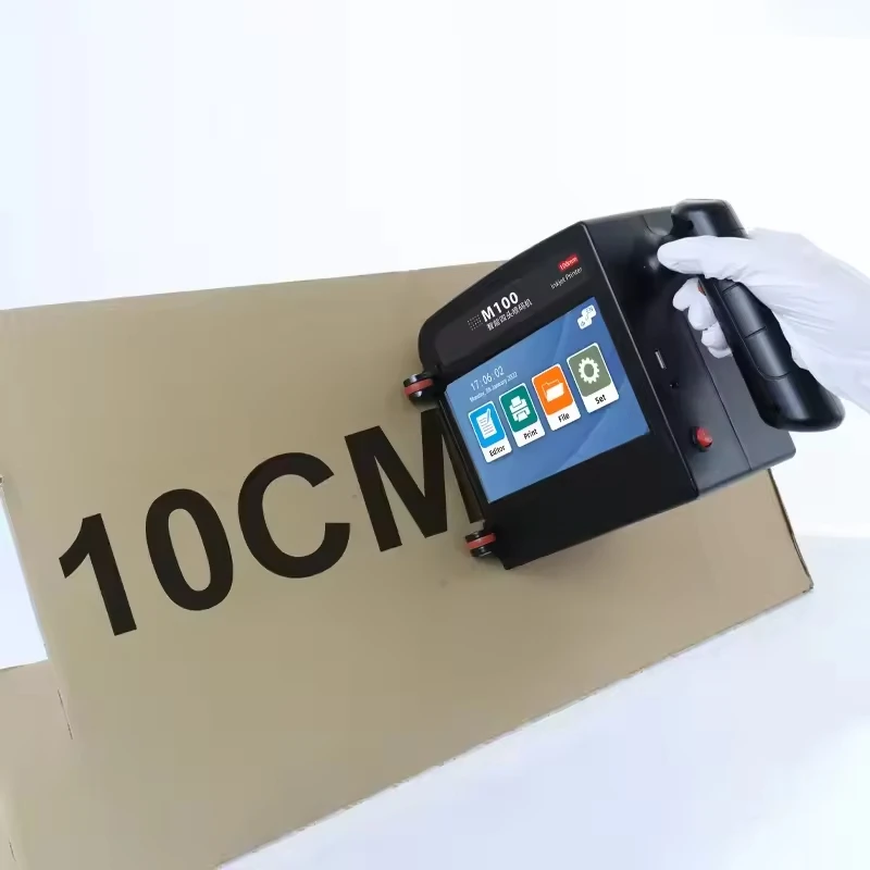 M100 Expiration Date Stamp Hand Held Inkjet Batch Code Printing Coding Machine for Medicine Printer