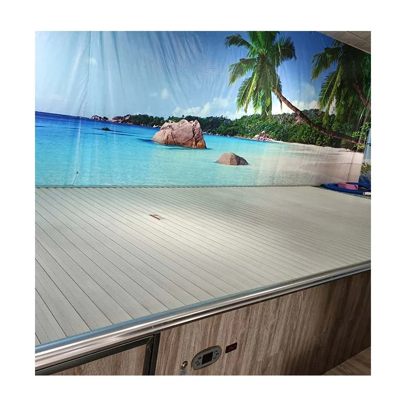 Automatic Rolling Shutter Swimming Pool Cover Electric Protective Coating