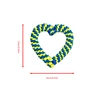 Blue-Heart shaped