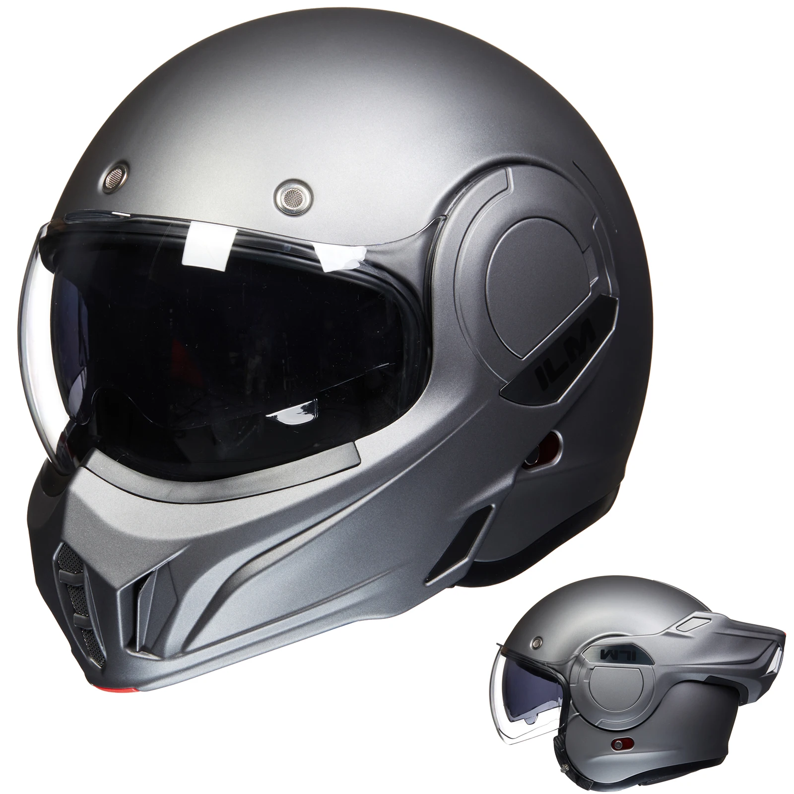 ILM-B707 Vintage Motorcycle Helmets - DOT Certified Quality