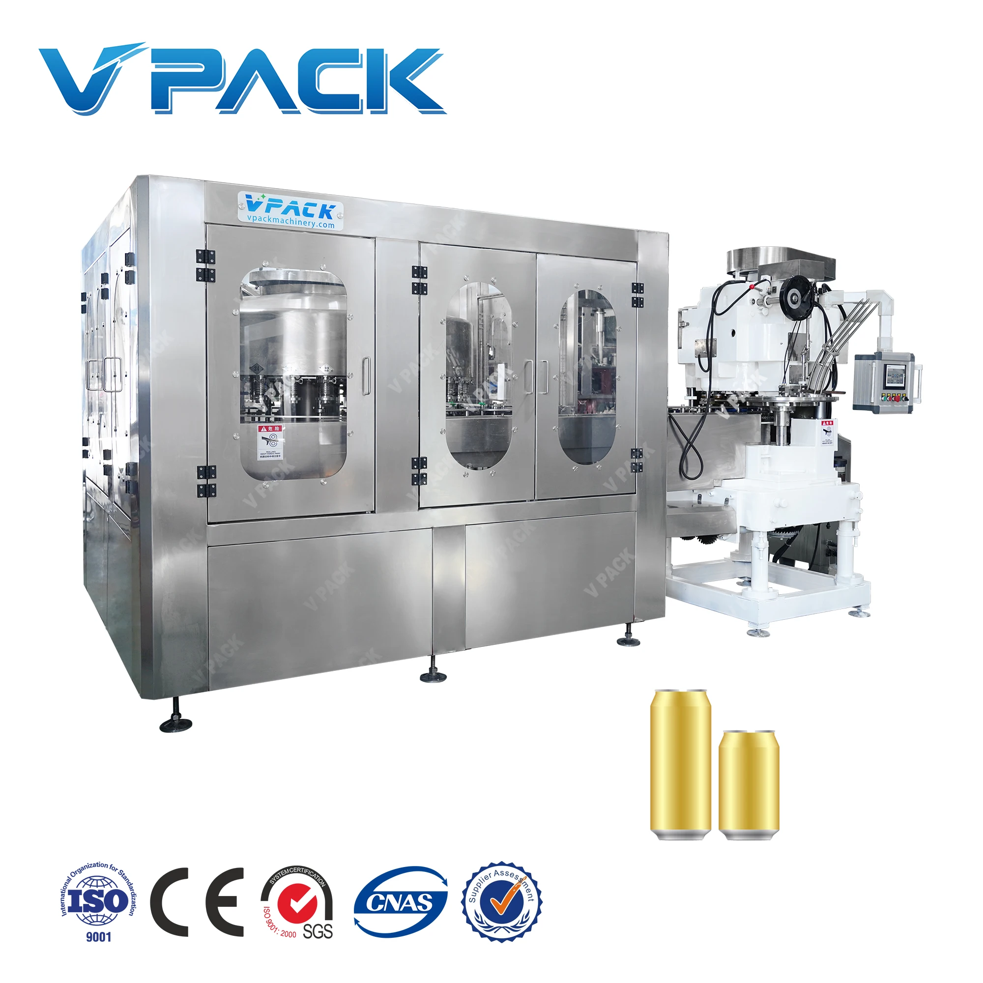 Customizable Can Packaging Solutions Juice Sparkling Drinks Carbonated Beverage for 2 in 1 Filling and Sealing Machinery