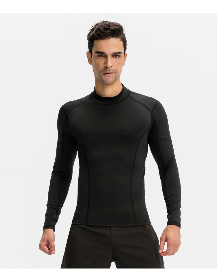 Topko Men's Fitness Long-sleeved High-elastic Tight-fitting Quick-dry ...