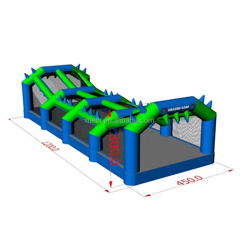 Надувная трасса для прыжков с трамплина