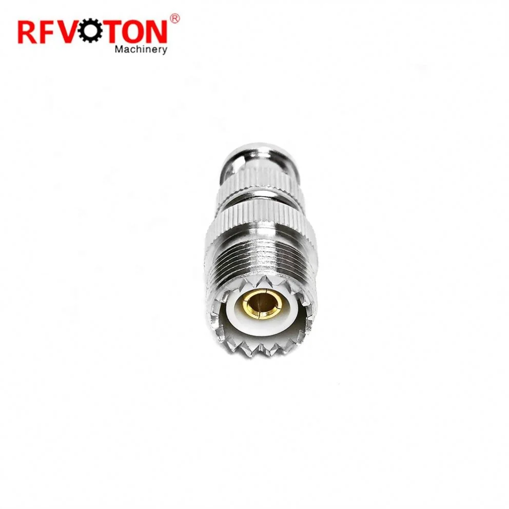 BNC to UHF Adapter BNC Male to SO239 UHF Female Jack RF Coax Coaxial Connector Convertor for Antennas details