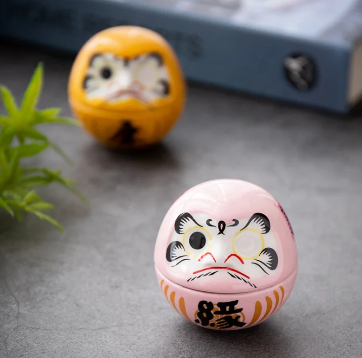 Japanese Bodhidharma Mini Cute Dharma Tumbler Little Figurine Gift ...