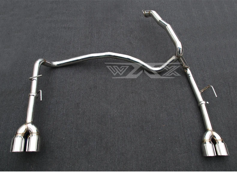 Racing Stainless Catback Valved Exhaust for Nissan Patrol Y62 2016-2022 Exhaust System with Dual Muffler Tips
