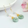 Light Green Earrings FC3082803 (12*4mm)