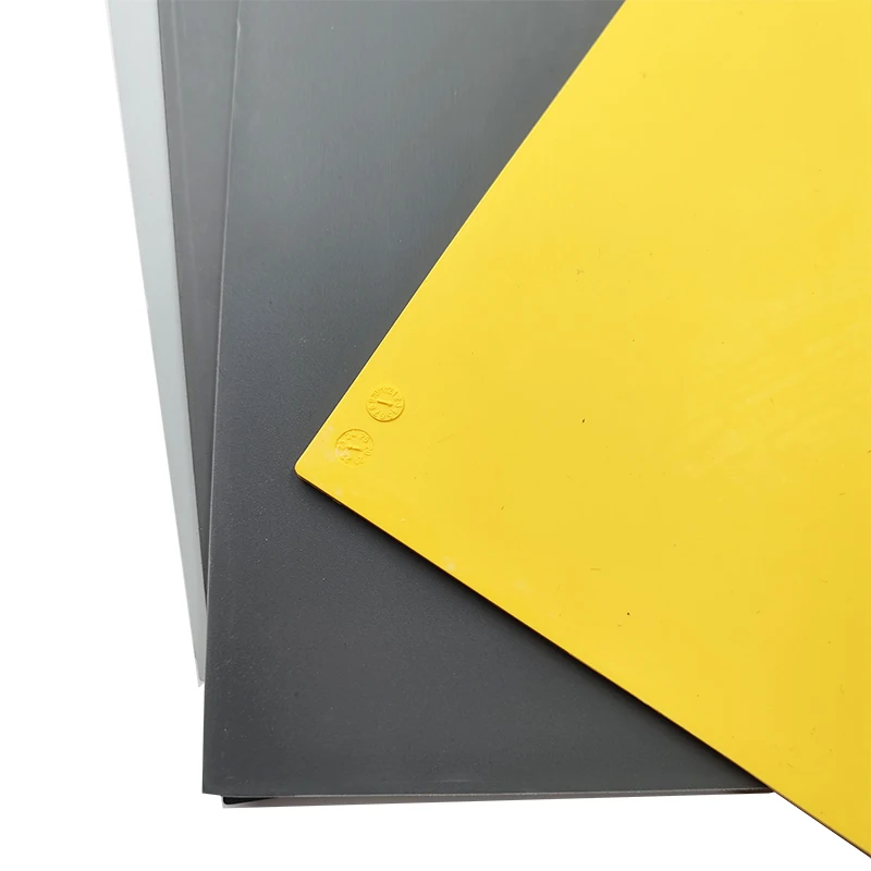 Dejul New Yellow Custom A4 Odorless Laser Engraving Rubber Sheet