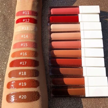 Фирменный блеск для губ от поставщика веганская матовая жидкая помада