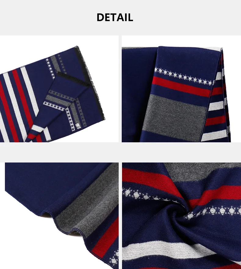 男士围巾高品质时尚羊绒粘胶棉围巾可定制定制带标志定制印花围巾