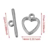Steel color love heart
