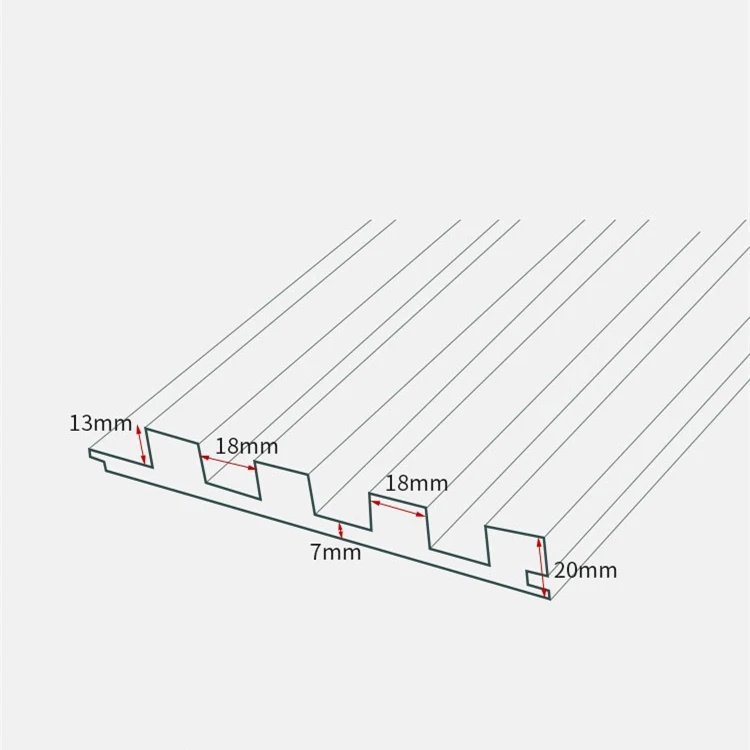 Quick Installation Factory Cheap WPC Indoor Wall Panel Outdoor Inside WPC Cladding