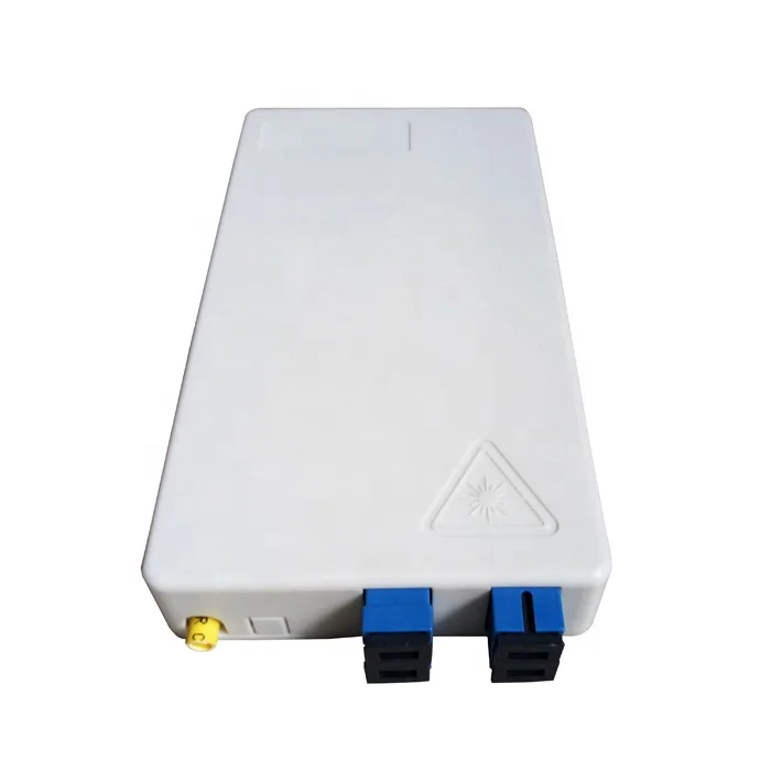 4fibers indoor wallmount fiber optic terminal box ftth distribution box