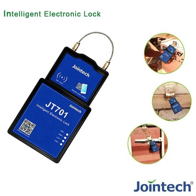 Jointech JT701D Smart Gps Lock Fleet Gps Tracking System Waterproof Container Tracker Lock Portable Cloud Storage Remote Control