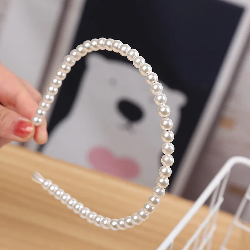 HDY11404 LV RUNWAY HIGH FASHION TRENDY PEARL THICK HEADBAND