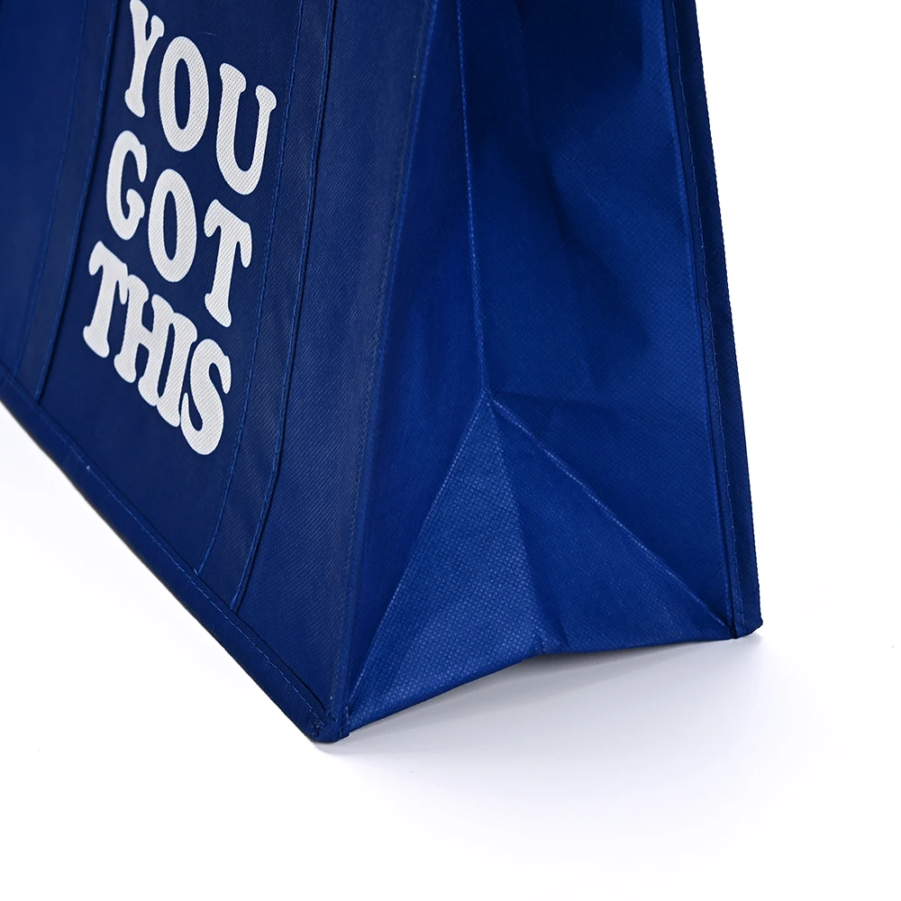 Eco Friendly Reusable Organic RPET Tote Bag Grocery Cotton Cloth Shopping Bags with Custom logo Printed manufacture