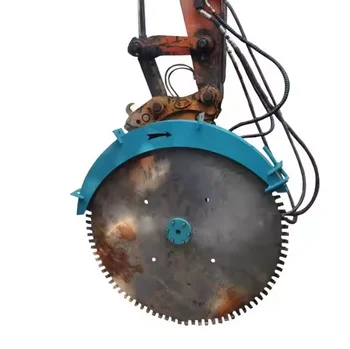 Excavator Rock Saw for cutting concrete and stones