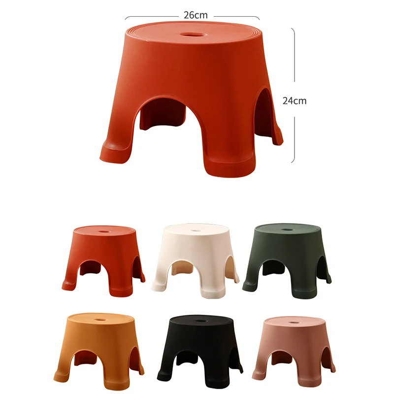 Factory wholesale household simple design round step stool