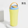 Yellow-heat-shrink film