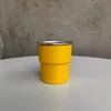 Frosted lightning yellow step cup