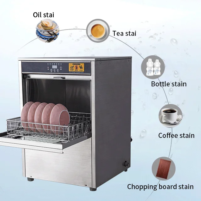 Under Counter Double Spray Electric Mini Household Automatic Dishwashers Washing Machine Used Commercial Dishwasher for Sale 220
