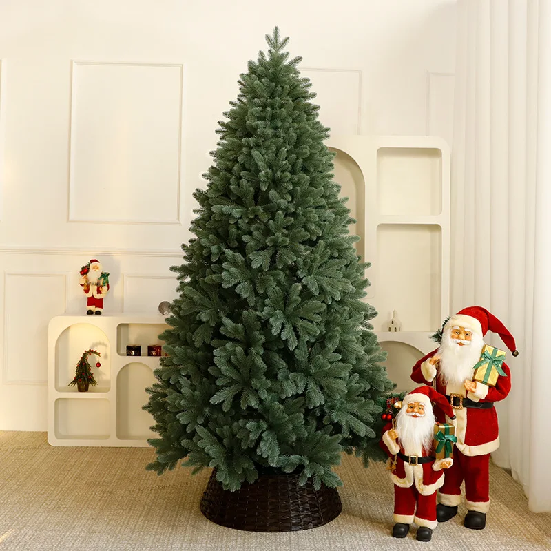 High Quality Eco-Friendly PE Material Christmas Tree Giant White Artificial with Stand for Holiday Decor