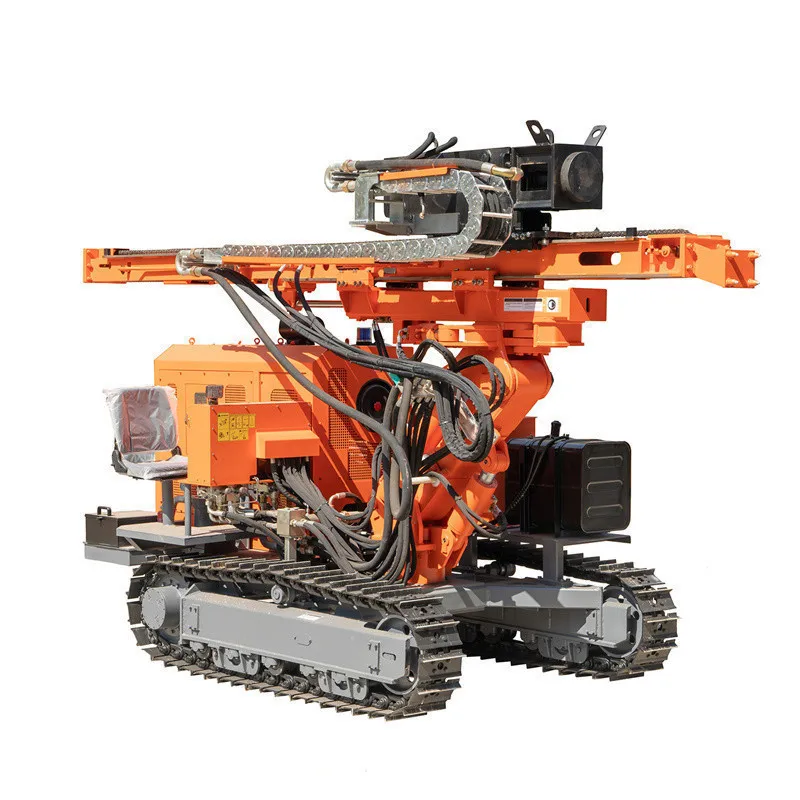 Crawler Drop Hammer Solar Pile Driver Machine for Dubai Anchor Feet Piling Post