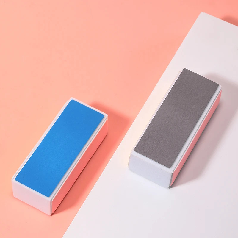 LMLTOP Custom Logo 4-Sided Polishing Pumice Nail File 9017 for Nail Art & Beauty Salon Use Nail Care Buffer with Custom Design