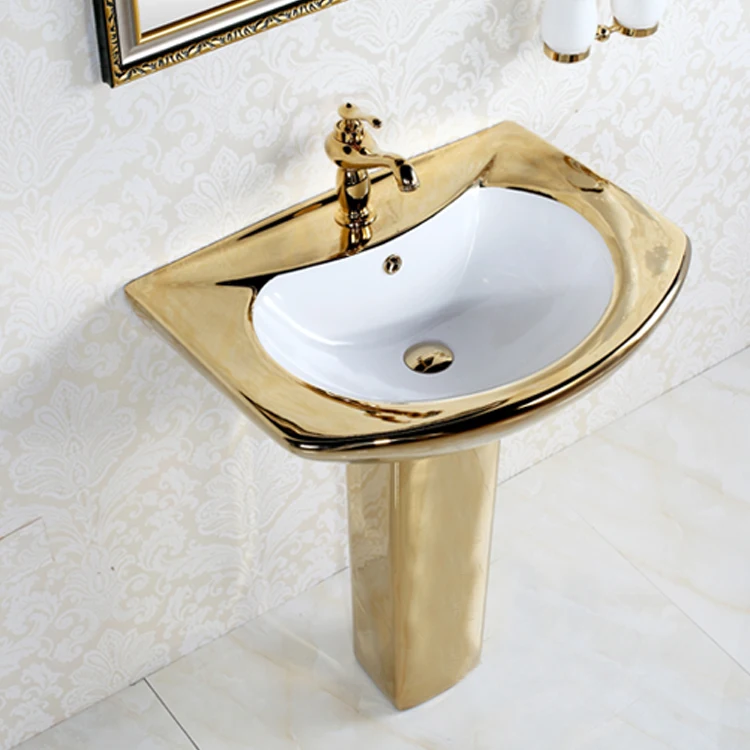 Bathroom Golden Sanitary Wares Ceramic Bathroom Set Luxury Gold Toilet