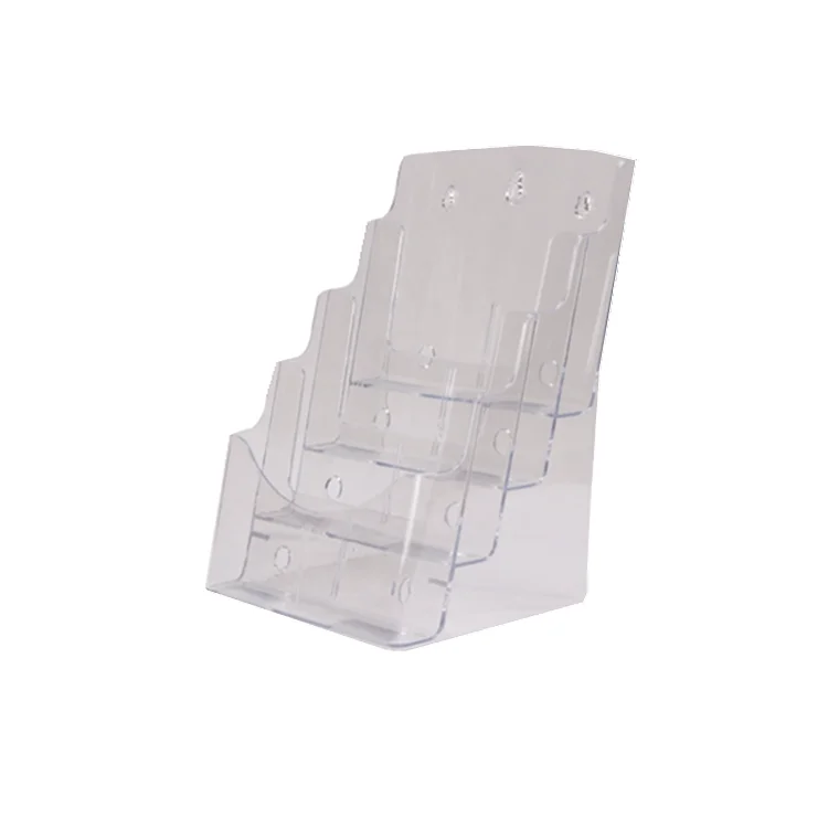 Retail Supermarket Clear Plastic 3 Tiers Brochure Holder For Display ...