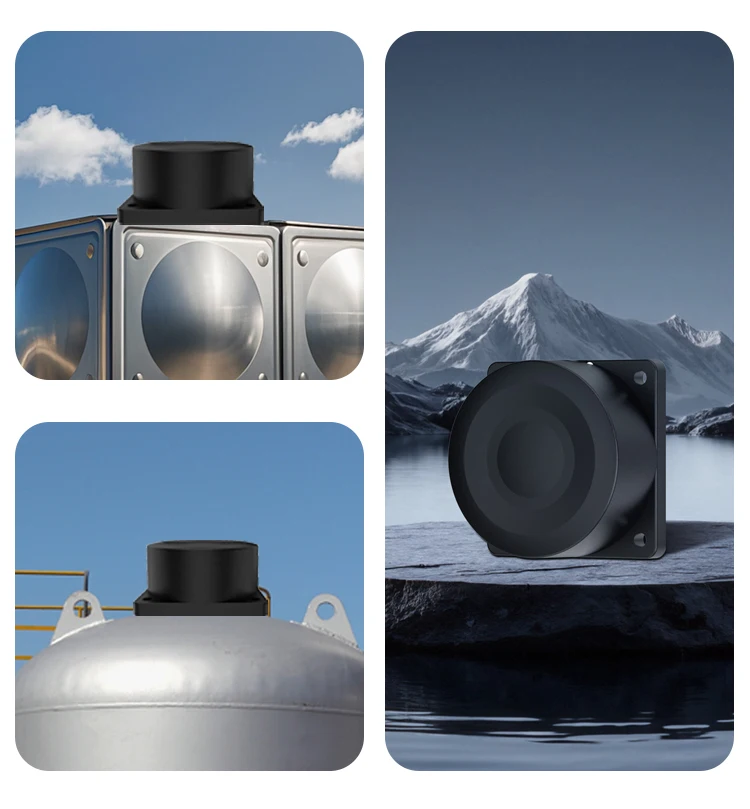 Haozee Tuya Smart WiFi Liquid Level Monitor High Accuracy Ultrasonic Water Level Detection Remote Control Remote Smart Home