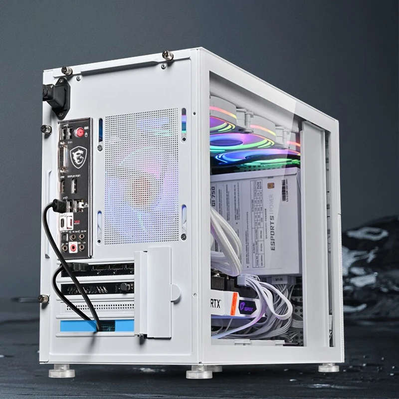 ミドルタワーPCケース アクリルウィンドウ付き H490f80bb7dd443809e8d1b71a0f17