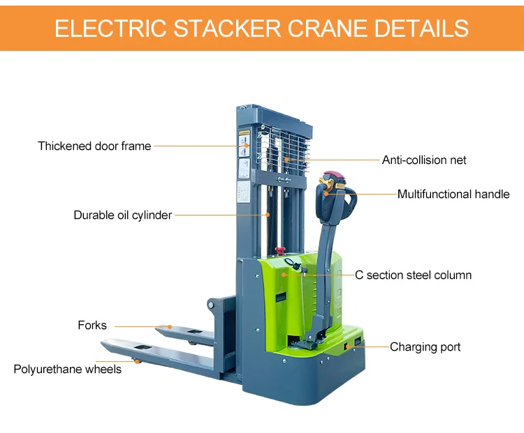 2000kg Electric Stacker