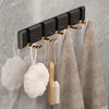 Black+Gold 5 Hooks
