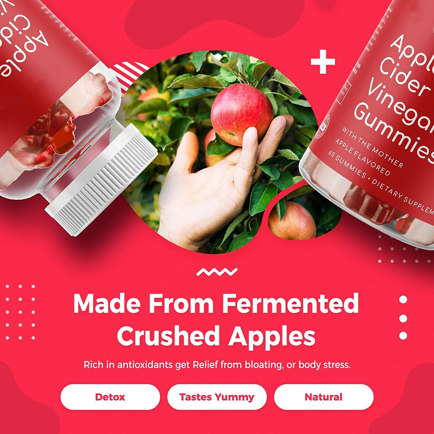 
 Маркировка яблочного сидра, уксуса, жевательные резинки для веганов для снижения веса, поддержки и улучшения иммунной системы, в наличии  