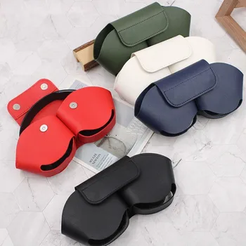 PU Leather Headphone Cover High Quality Portable Cable Bag for Airpods Headphone Protective Case