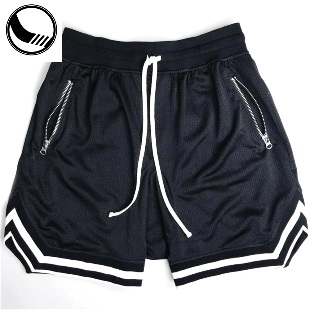 Custom Soft Mesh Stitch Two Tone Vintage Retro Reversible Boy Embroidered Green Pinstripe Basketball Shorts