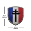 V01790-1 french crusader (gray-edged shield-shaped)
