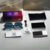 Golden frame blue lens