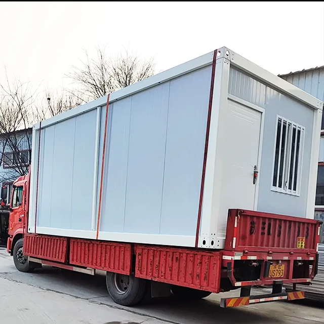 Low Cost Flat Pack Living Container Modular Container House Customize Bathroom Warehouse Garage Coffee Shops Homestay Hotels
