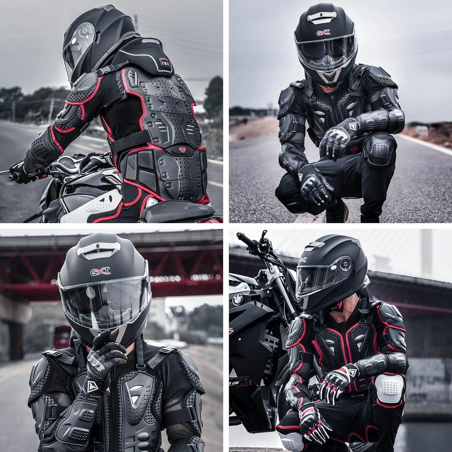Full Gear Motorcycle Riding Protective Gear Sulaite Motorcycle