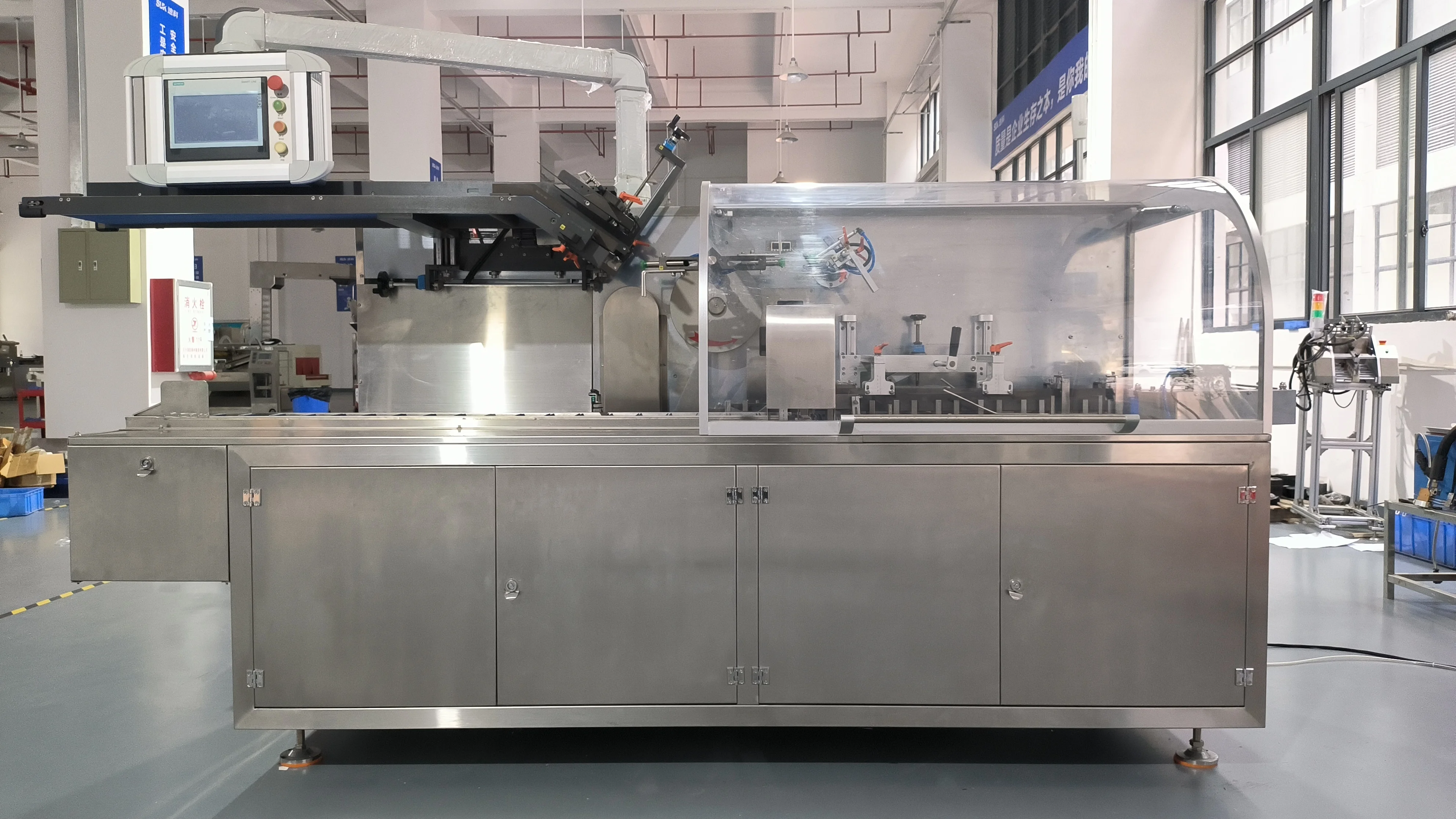Fully Automatic High Speed Carton Box Packing Bottles Soap Boxed Cartoning Machine